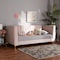 Baxton Studio Oksana Modern Contemporary Glam and Luxe Light Pink Velvet Fabric and Gold Finished Twin Size Daybed 174-10984-Zoro - alternate 7